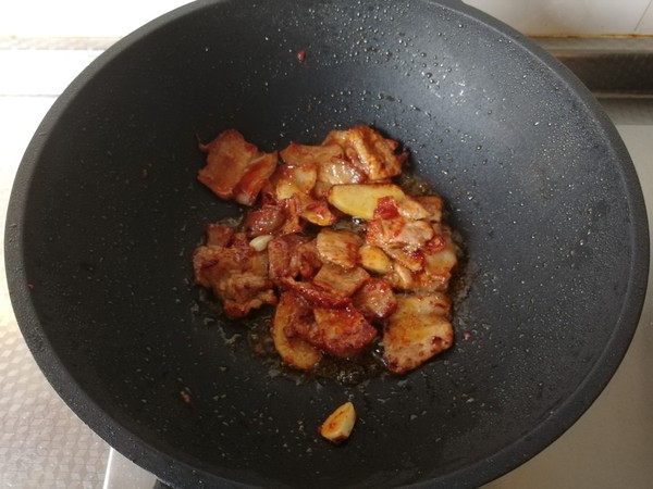 Stir-fried Pork with Green Beans in Sauce recipe