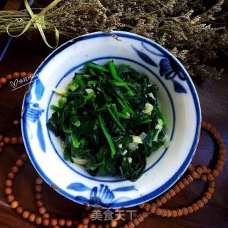 Stir-fried Spinach recipe