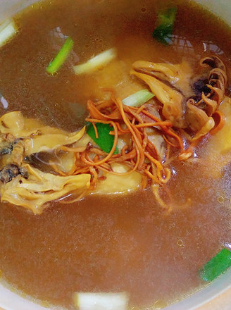 Cuttlefish and Cordyceps Chicken Soup recipe