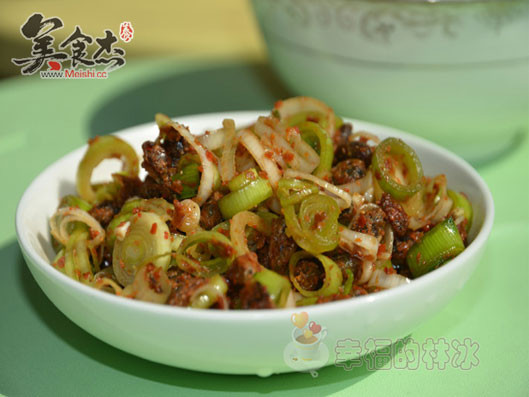 Pickled Garlic Sprouts with Soy Beans recipe