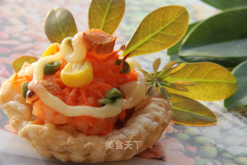 Shrimp Almond Tart recipe