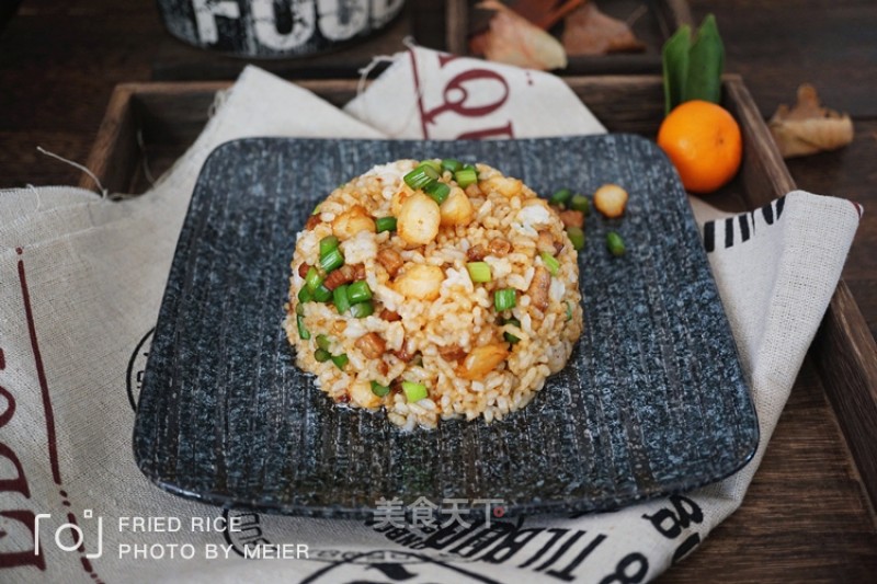 Fried Rice with Shrimp and Garlic recipe