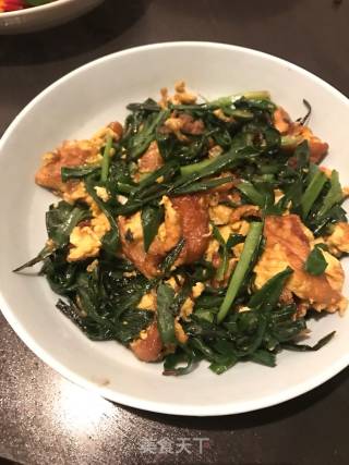 Scrambled Eggs with Leek recipe