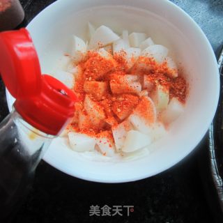 Chili Powder Mixed with Radish recipe