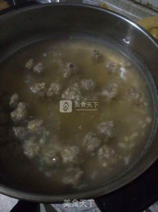 Lamb Meatballs and Spinach Soup recipe
