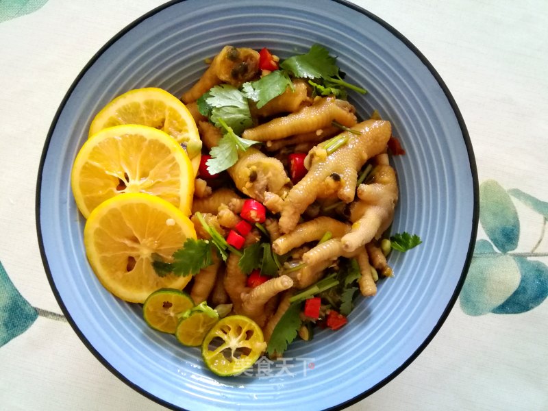 Lemon Passion Chicken Feet recipe