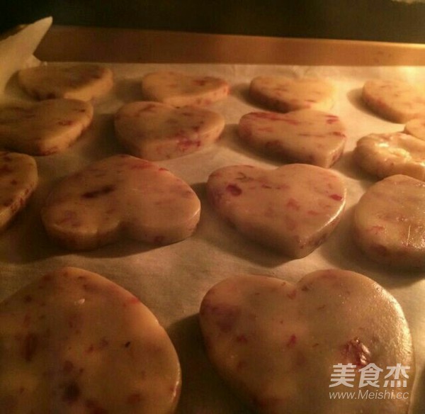 Heart Shaped Rose Biscuits recipe