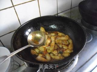 Spicy Stir-fried Bamboo Razor Clam recipe
