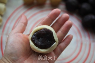 Traditional Red Bean Paste Egg Yolk Crisp recipe