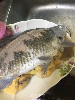 Steamed Crucian Carp recipe