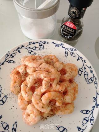 Fried Shrimp with Salt and Pepper recipe