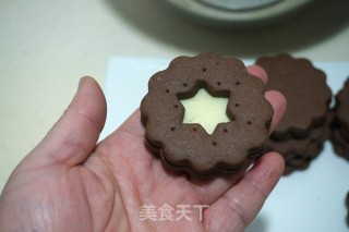 #柏翠大赛#cocoa Sandwich Biscuits recipe