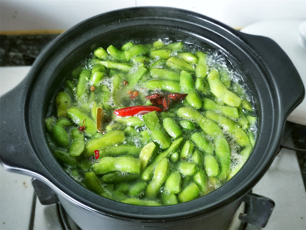 Boiled Edamame in Brine recipe