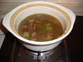 Green Radish Beef Soup recipe