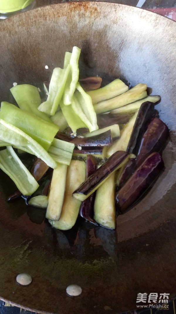 Eggplant Stewed in Sauce recipe