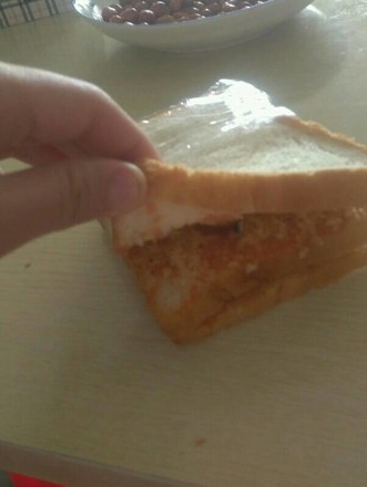 Peach Crisp Sandwich