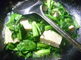 Frozen Tofu and Boiled Rapeseed recipe