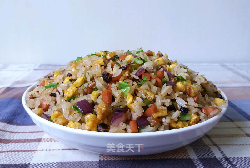 Homemade Colorful Fried Rice recipe