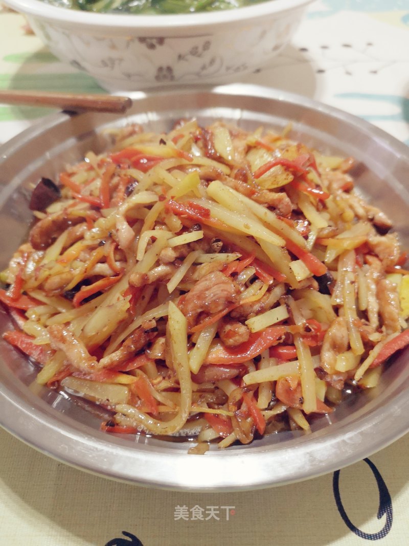 Stir-fried Three Silks recipe