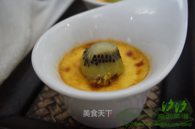 Kiwi Osmanthus Sugar Pudding recipe