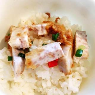 Steamed Taro with Minced Meat recipe