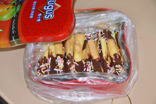 Chocolate Biscuit Sticks-children's Colorful Dreams recipe