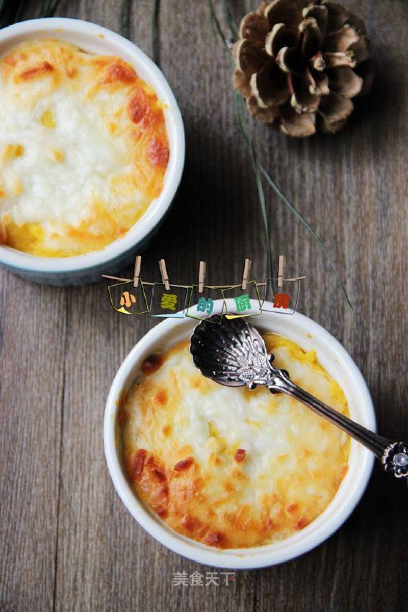 Baked Sweet Potato with Cheese recipe