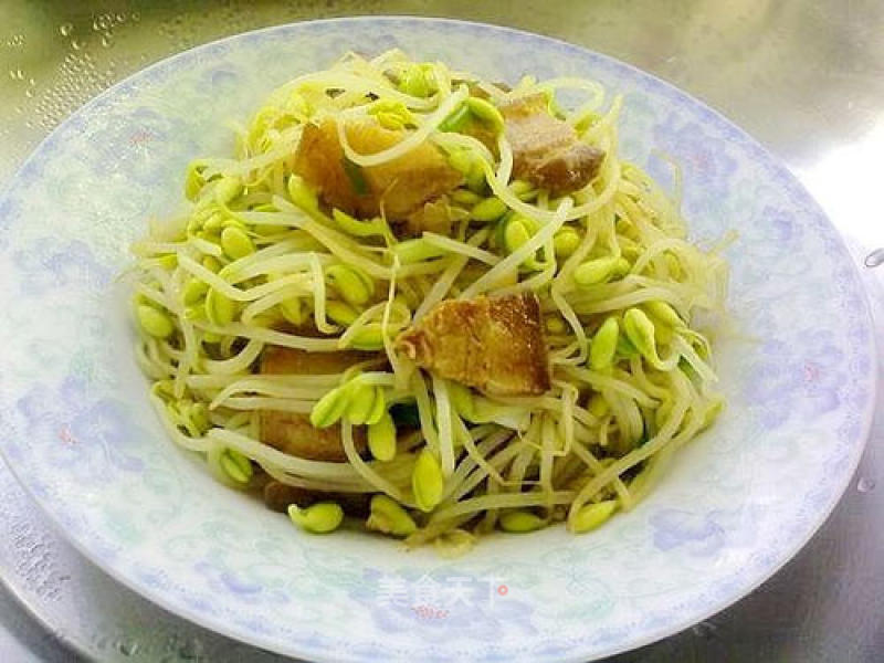 Bean Sprouts Twice Cooked Pork recipe