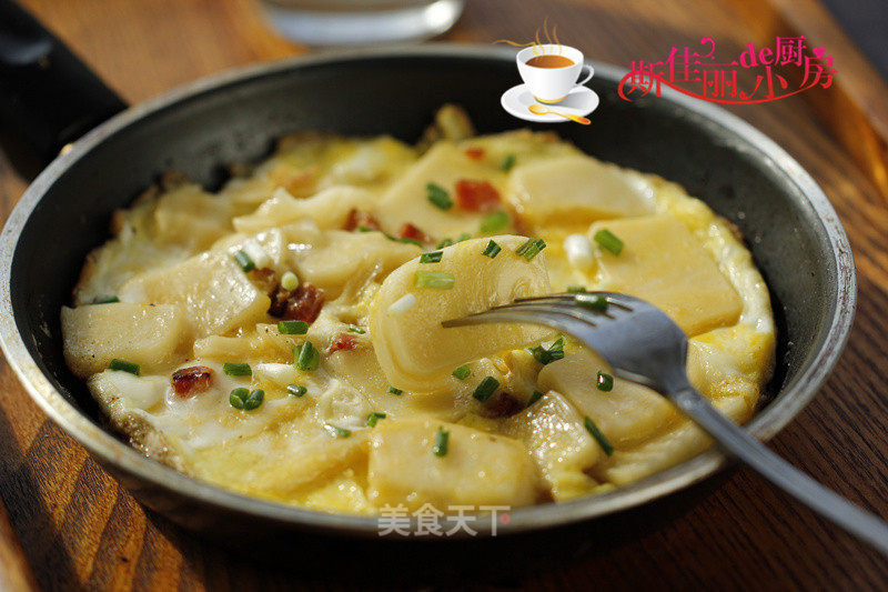 Egg Hug Sausage Rice Cake recipe