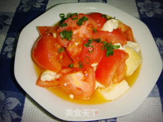 Stir-fried Tomatoes with Tofu recipe