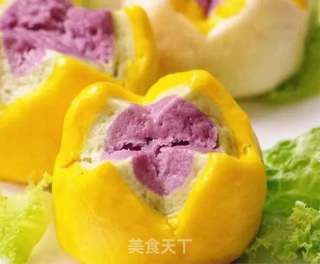 Are The Steamed Buns Made into Blossoms, But are You Afraid that Children Won't Like It? recipe