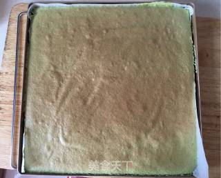 #aca Fourth Session Baking Contest# Making Pornographic Spinach Puree Cake Rolls recipe