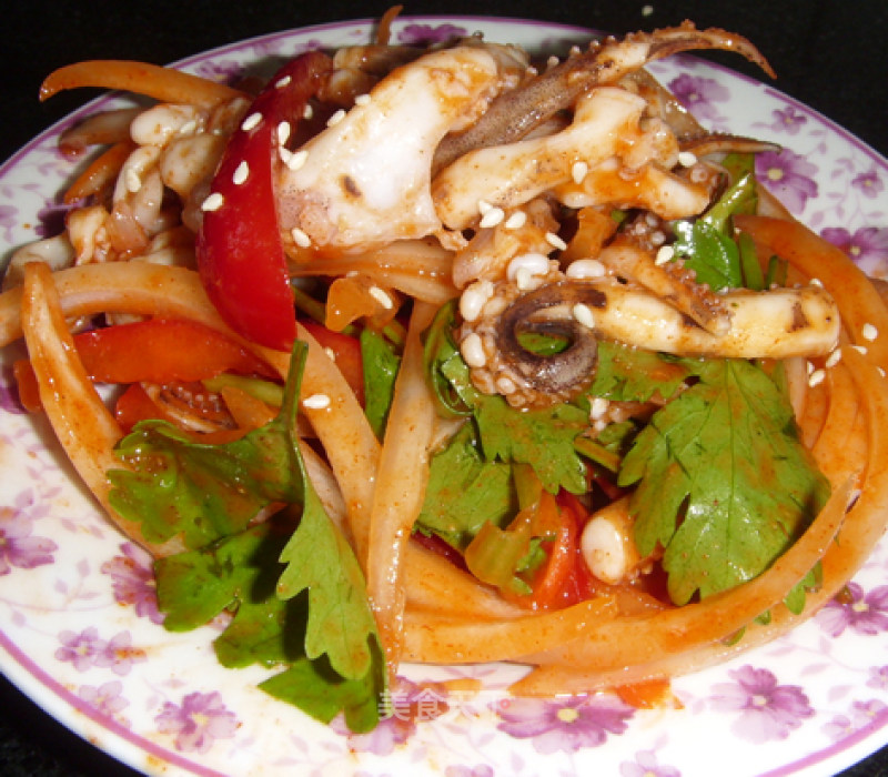 【summer Cold Dishes】korean Spicy Squid recipe