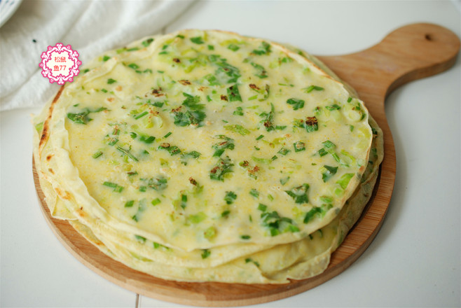 Cornmeal Chives Breakfast Cake recipe