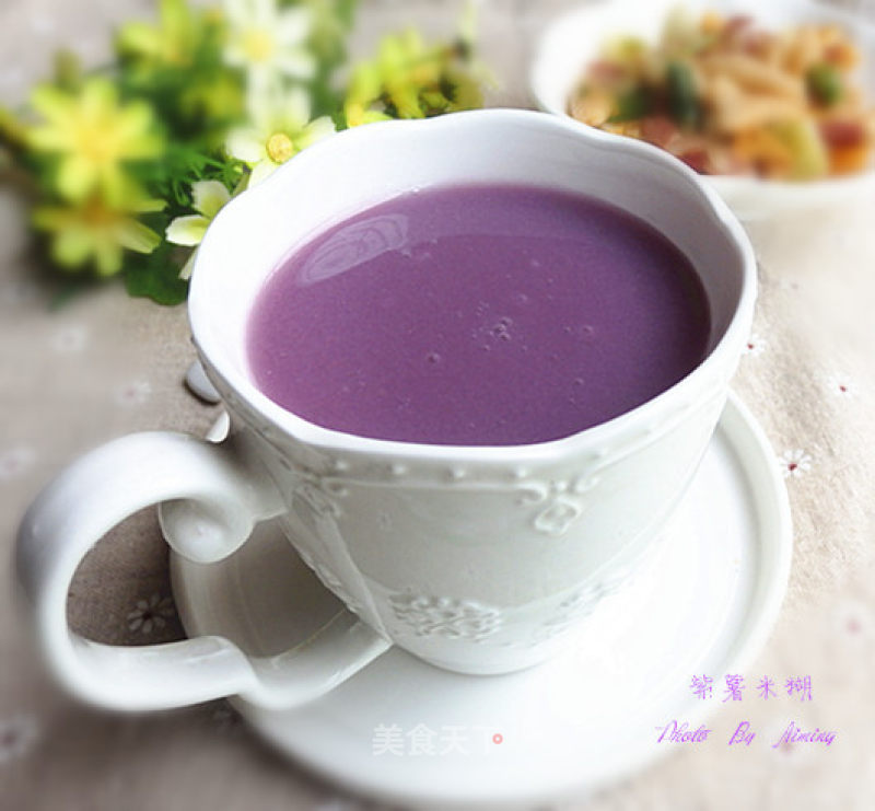 Milky Purple Potato Rice Paste recipe
