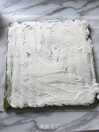 #the 4th Baking Contest and is Love to Eat Festival# Matcha Strawberry Cake Roll recipe