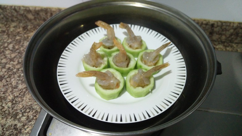 Loofah Shrimp Cup recipe