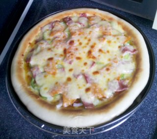 Microwave Version of Bacon Pizza recipe