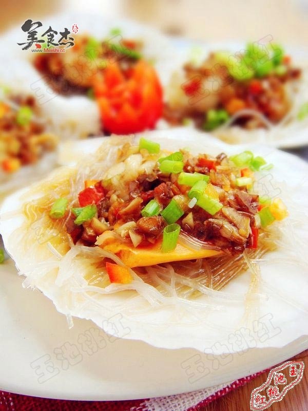 Steamed Scallops with Garlic Vermicelli recipe