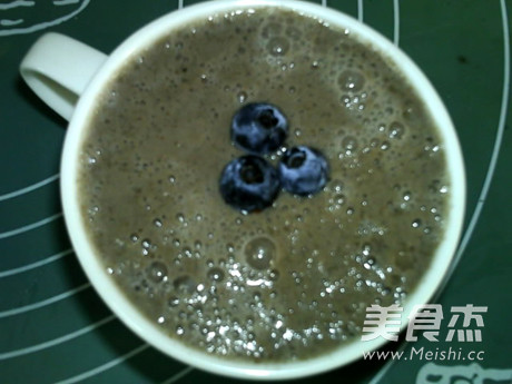 Blueberry Banana Rye Milk Drink recipe