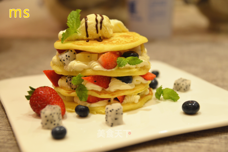 Even If You Don’t Have An Oven at Home, You Can Make The "lemon Pancake!" 】 recipe