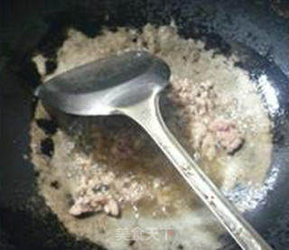 Stir-fried Oat Pimple with Minced Meat and Shiitake Mushrooms recipe