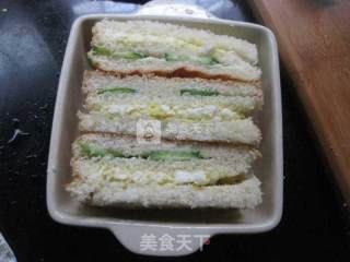 Cucumber Egg Sandwich recipe