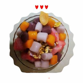 Fruit Taro Ball Jelly recipe