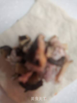 Large Wontons with Mushroom Minced Pork recipe