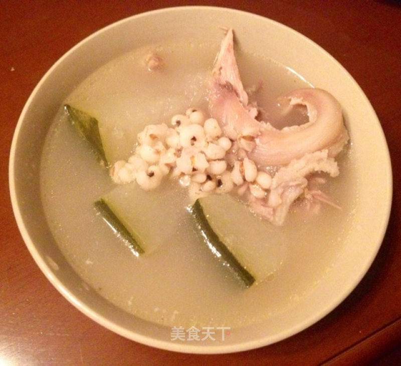 Winter Melon and Barley Soup recipe