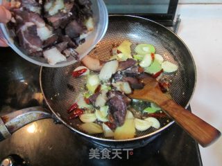 Hunan Bacon with Snow Peas recipe