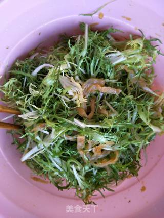 #春食野菜香# Jellyfish Mixed with Bitter Chrysanthemum recipe