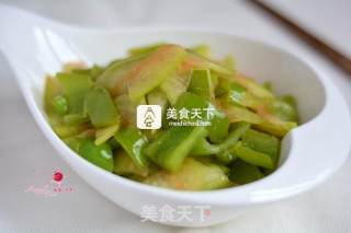 Stir-fried Peppers with Watermelon Peel recipe