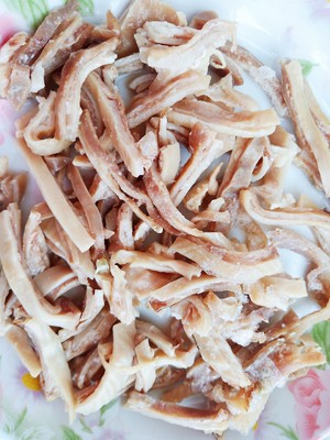 Stir-fried Pork Belly Shreds recipe